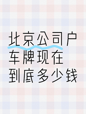 买个带车牌的公司多少钱-购买带有车牌公司的价格及注意事项